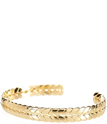 Anna & Ava Waterproof Textured Cuff Bracelet