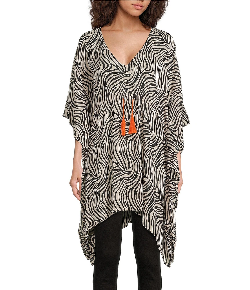 Anna & Ava Zebra Print Tunic