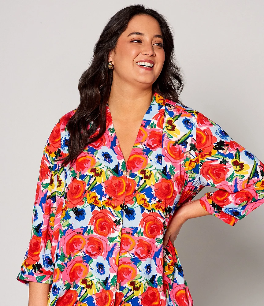 Anne Klein Textured Clip-On Puffy Hoop Earrings