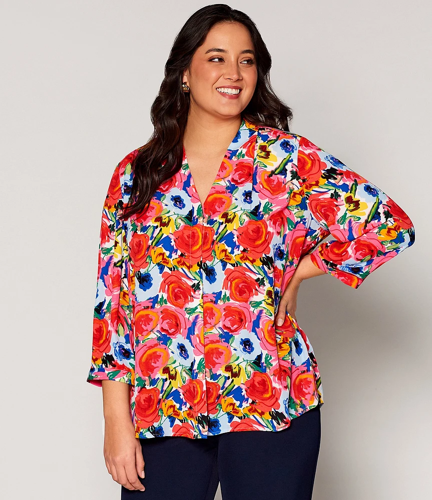 Anne Klein Textured Clip-On Puffy Hoop Earrings