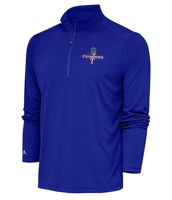Antigua MLB Texas Rangers 2023 World Series Tribute Quarter-Pullover