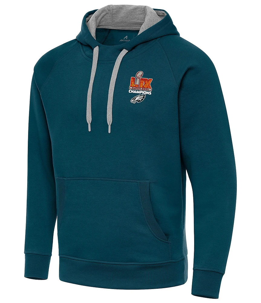 Antigua NFL Philadelphia Eagles Super Bowl 59 Champs Victory Hoodie