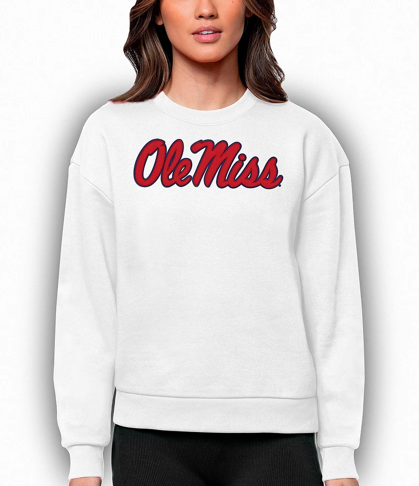 Antigua Women's NCAA Crew Neck Long Sleeve Sweatshirt
