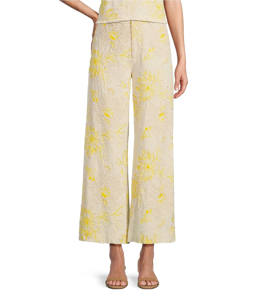 Antonio Melani Coordinating Alexa Floral Soutache Pants