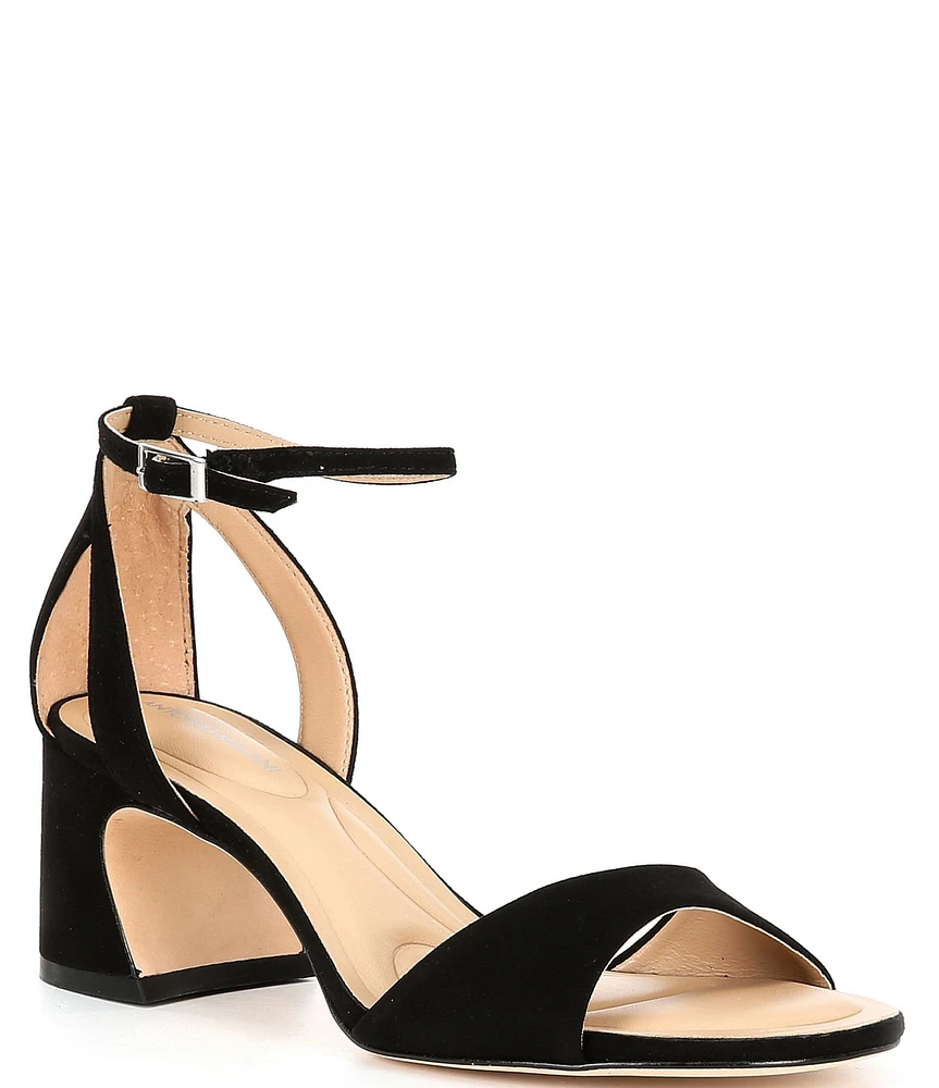 Antonio Melani Alice Suede Block Heel Sandals