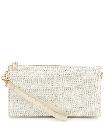 Antonio Melani Ava Metallic Clutch Crossbody Bag