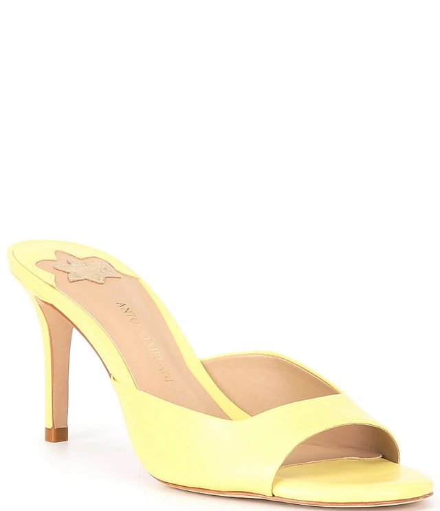 Antonio Melani Bekka Leather Dress Slide Sandals | Liberty Center