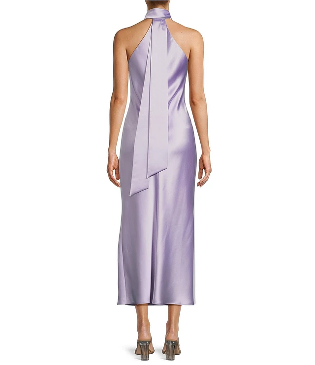 Antonio Melani Darah Satin Halter Neck Sleeveless Dress | Brazos Mall Antonio Melani Darah Satin Halter Neck Sleeveless Dress | Brazos Mall