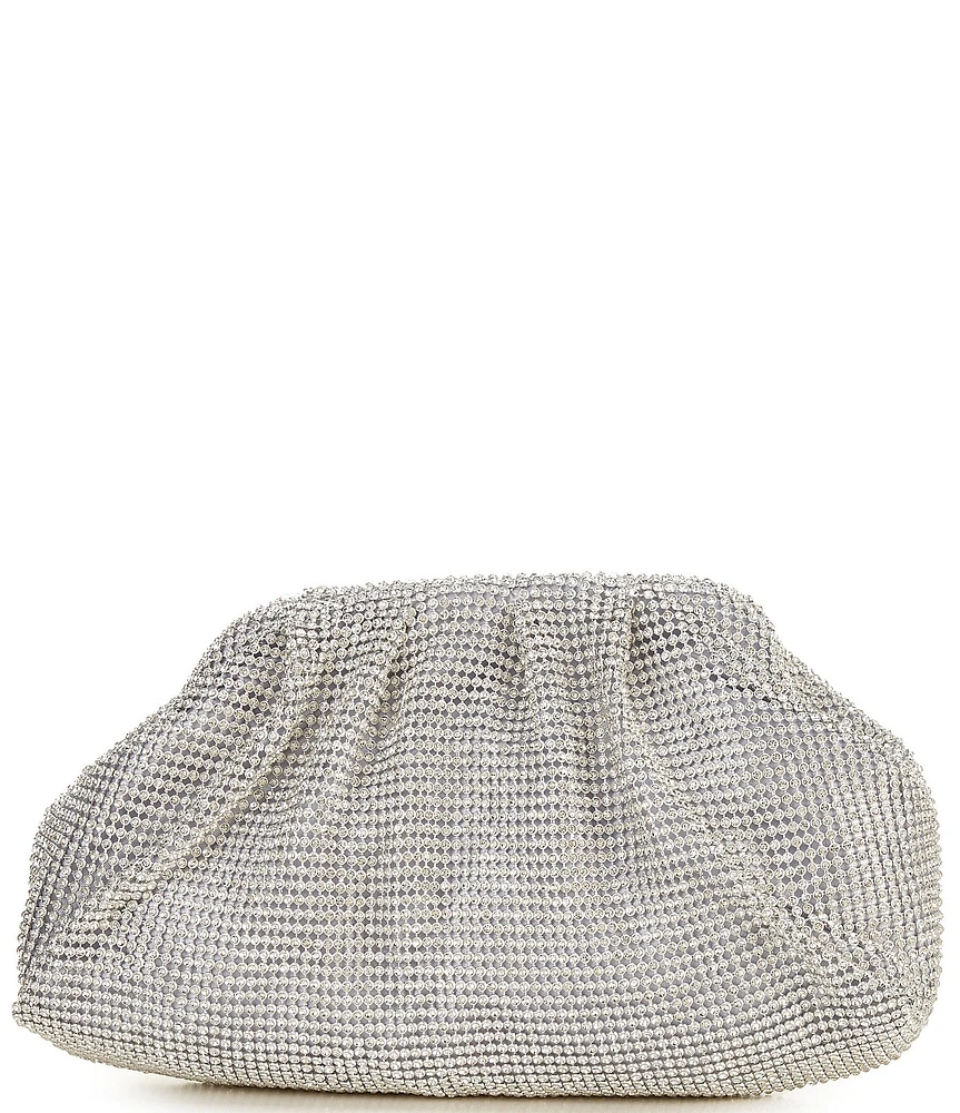Antonio Melani Pleated Crystal Clutch