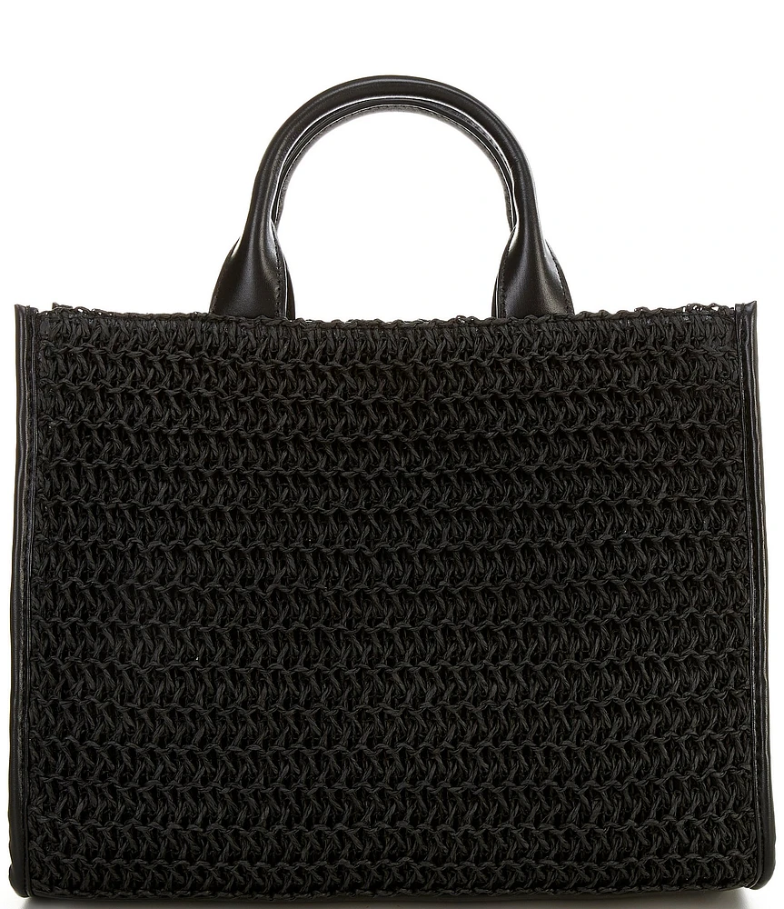 Antonio Melani Straw Raffia Book Tote Bag