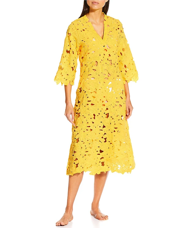 Antonio Melani Three Dimensional Flowers Dress Swim Cover-Up | Liberty  Center