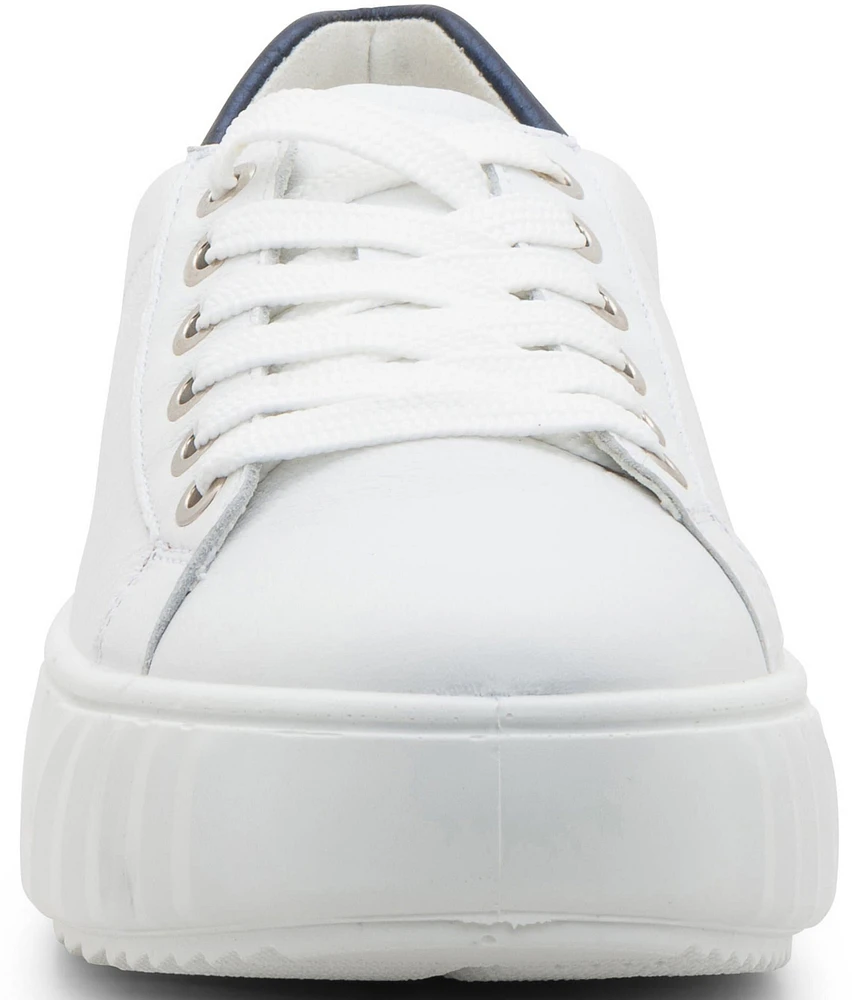 ara Mikky Leather Platform Sneakers