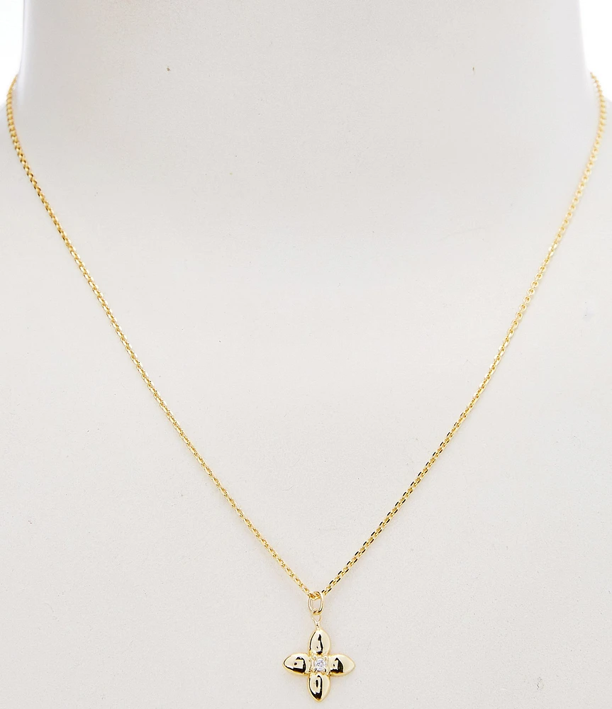Argento Vivo Floret Short Pendant Necklace