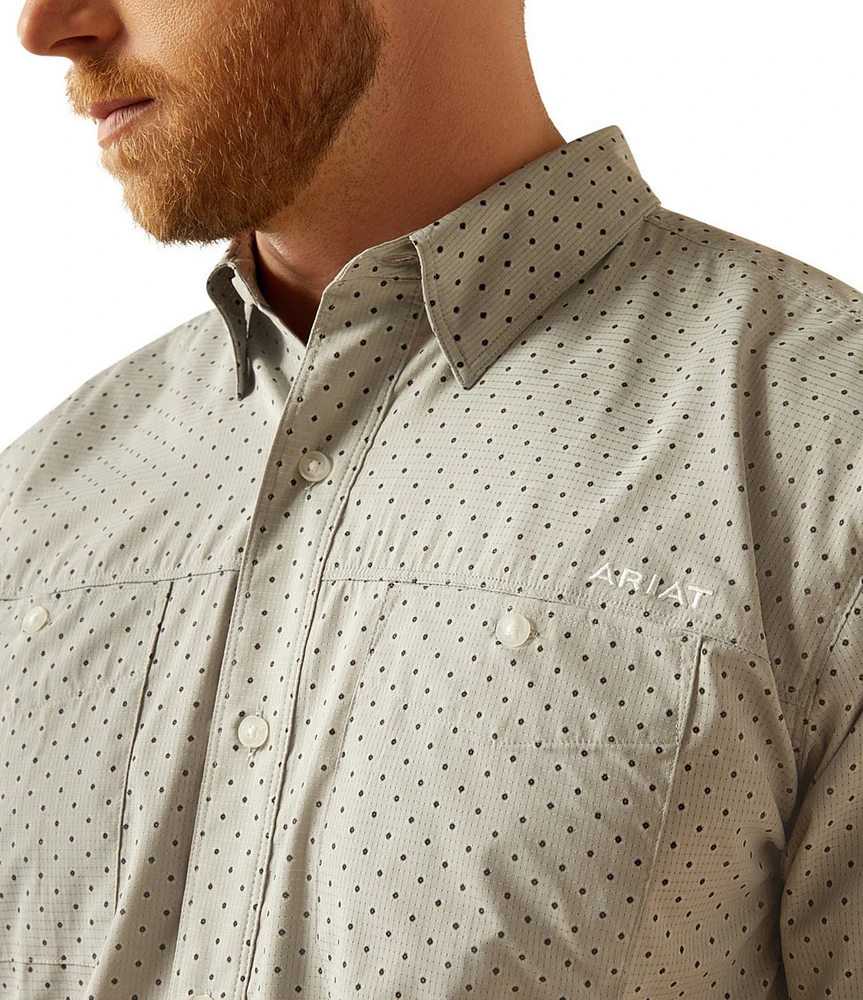 Ariat 360 Airflow Classic Fit Short Sleeve Dot Pattern Shirt