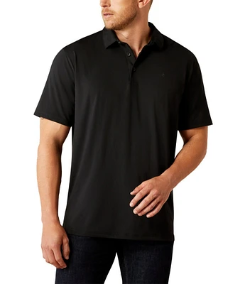 Ariat 360 Airflow Classic Fit Short Sleeve Solid Polo Shirt