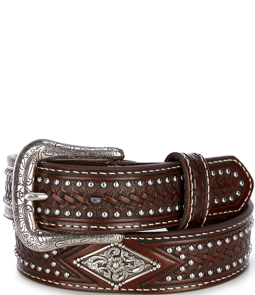 Ariat Big Boys Diamond Shape Concho Belt