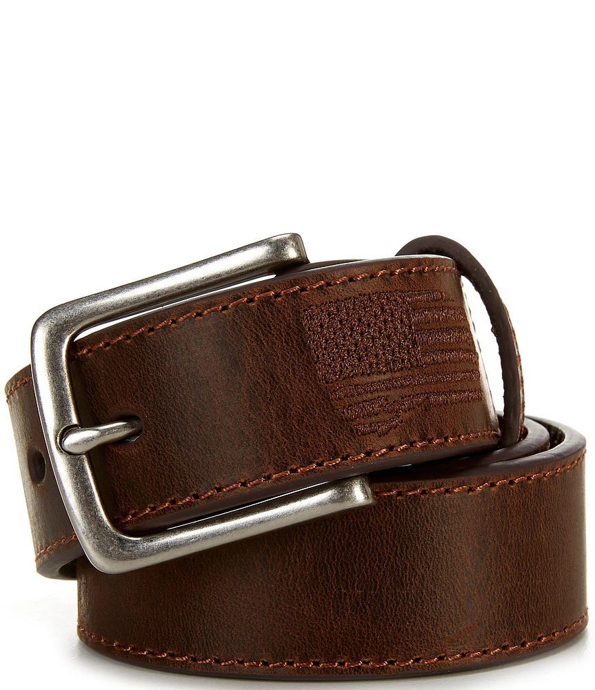 Ariat Big Boys Distressed Flag Belt
