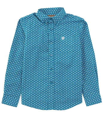 Ariat Big Boys 7-14 Long Sleeve Petey Classic Shirt