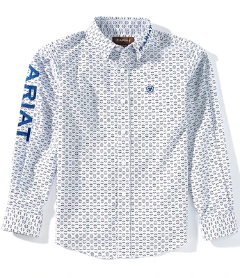 Ariat Big Boys 7-14 Long Sleeve Team Drew Classic Shirt