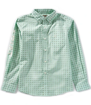 Ariat Big Boys 7-14 Long Sleeve Team Pierson Shirt