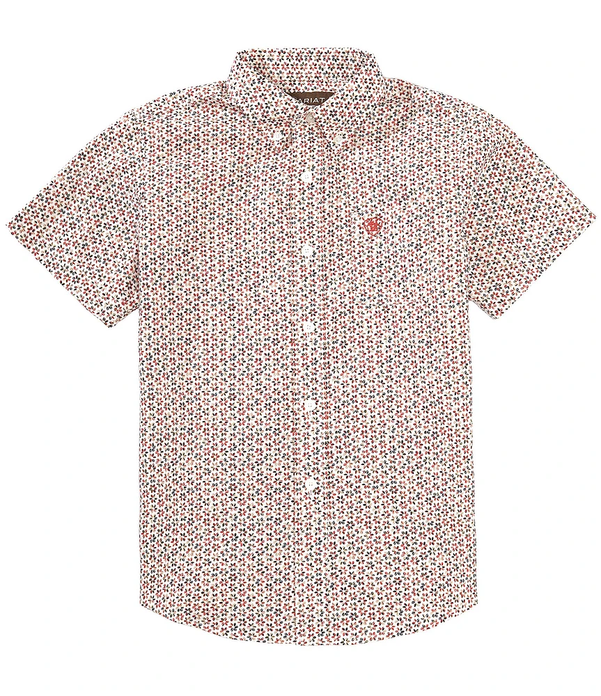 Ariat Big Boys 7-14 Short Sleeve Classic Chapman Shirt