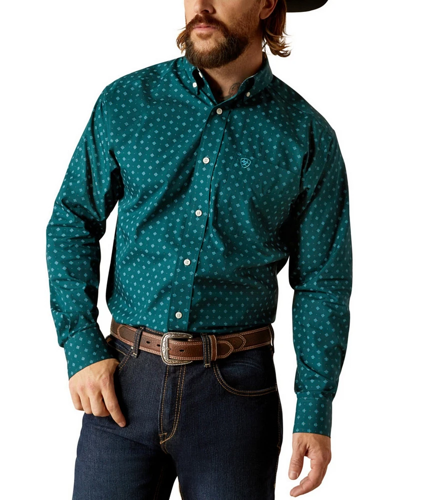 Ariat Classic Fit Gunnar Long Sleeve Woven Shirt