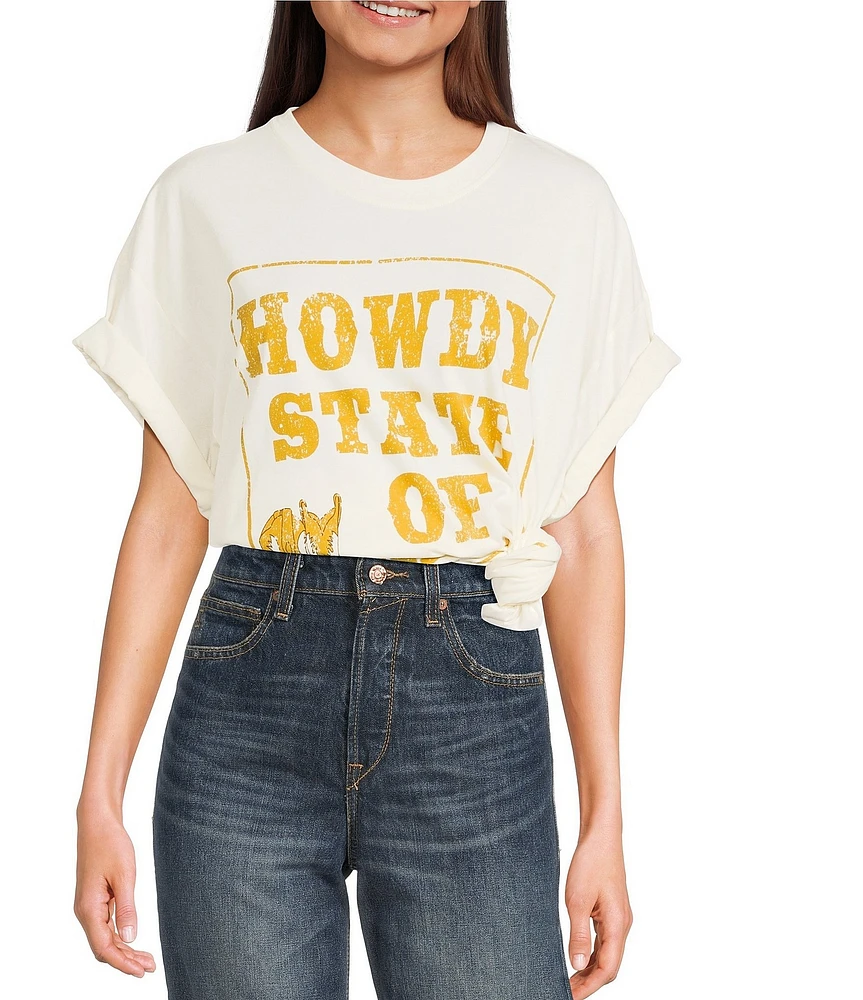 Ariat Howdy State of Mind Western Crew Neck Short Sleeve T-Shirt
