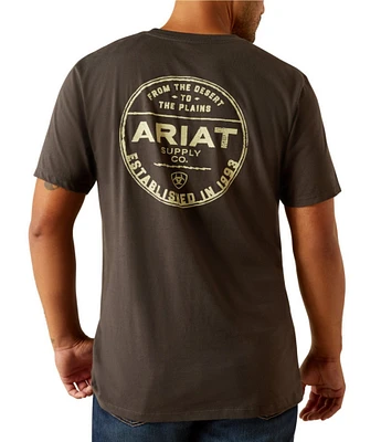 Ariat Men's Ariat Explore Circle Short Sleeve Graphic T-Shirt