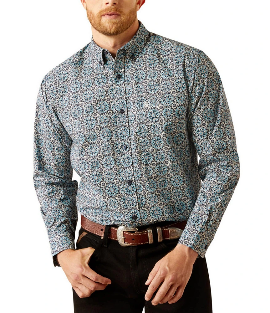 Ariat Men's Santiago Classic Fit Printed Shirt