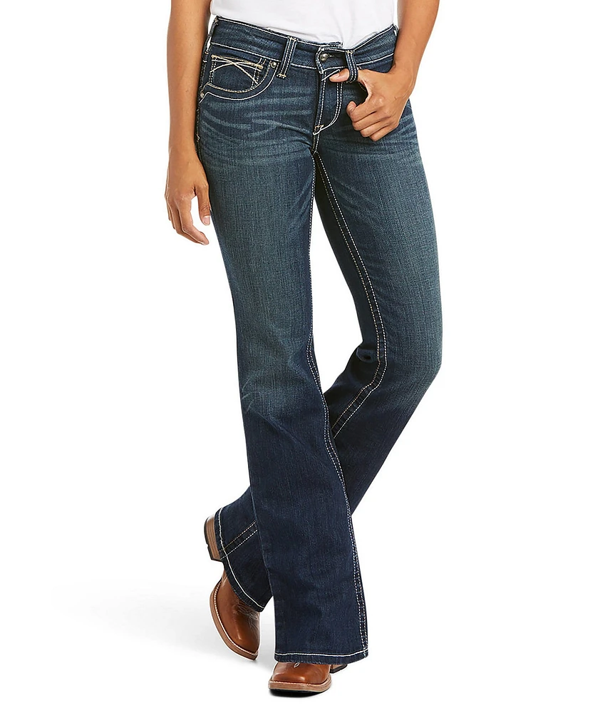 Ariat Slim Fit Boot Leg Mid Rise Real Riding Jeans