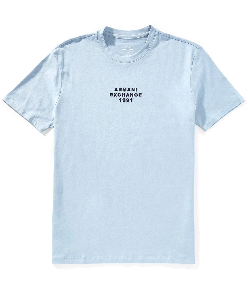 Armani Exchange Armani 1991 Logo Short Sleeve T-Shirt