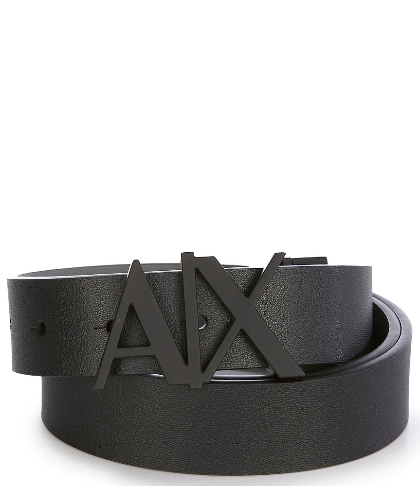 Armani Exchange AX Hinge Leather Belt