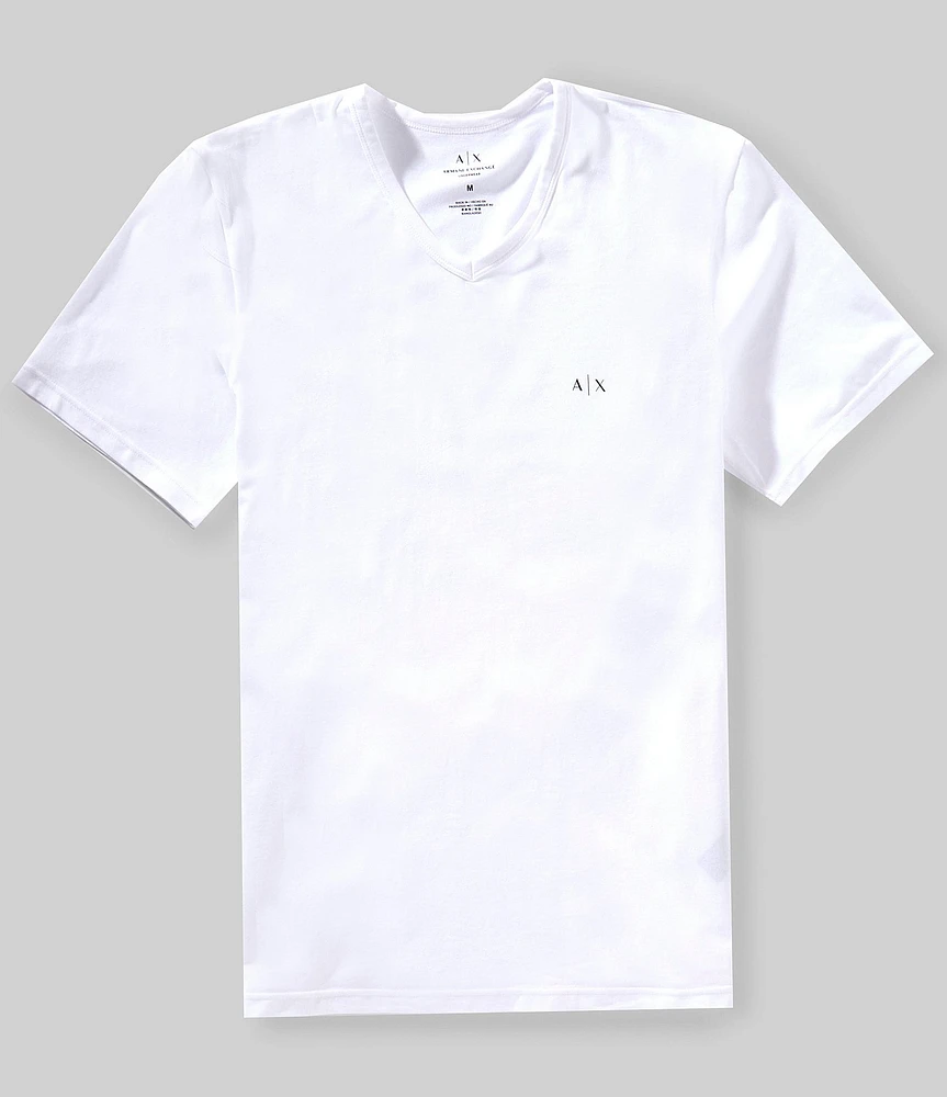 Armani Exchange AX Logo Crew Neck Undershirts 3-Pack