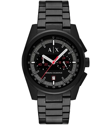 Armani Exchange Men's Parker Rd. Chronograph Stainless Steel Bracelet Watch
