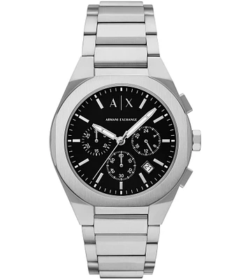 Armani Exchange Men's Rafael Rd. Chronograph Stainless Steel Bracelet Watch