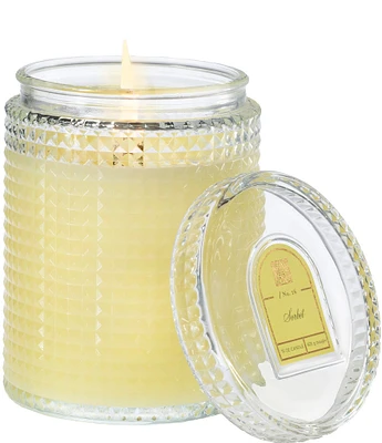 Aromatique Sorbet Textured Glass Candle, 15 oz.