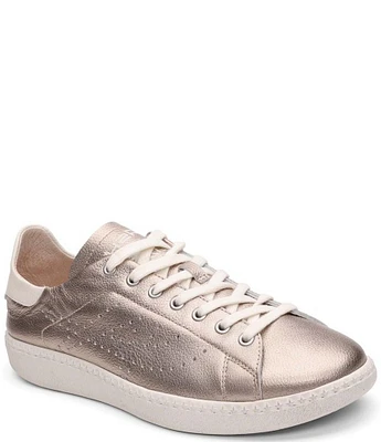 ASH Super Metallic Leather Lace-Up Sneakers