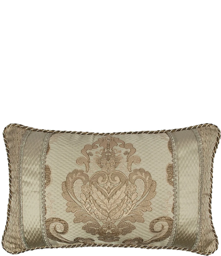 Austin Horn Classics Prosper Embroidered Medallion Boudoir Pillow