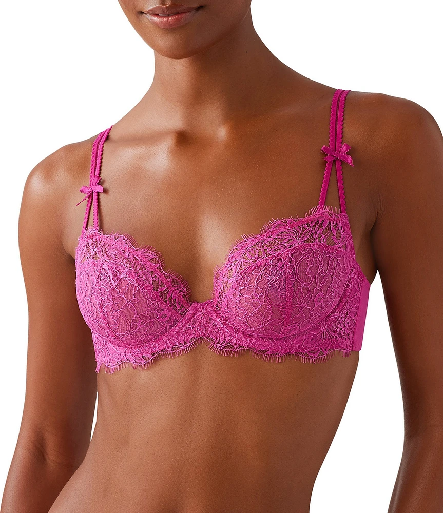 b.tempt'd by Wacoal Unlined Cut & Sewn Bow Strap Underwire Lace Bra