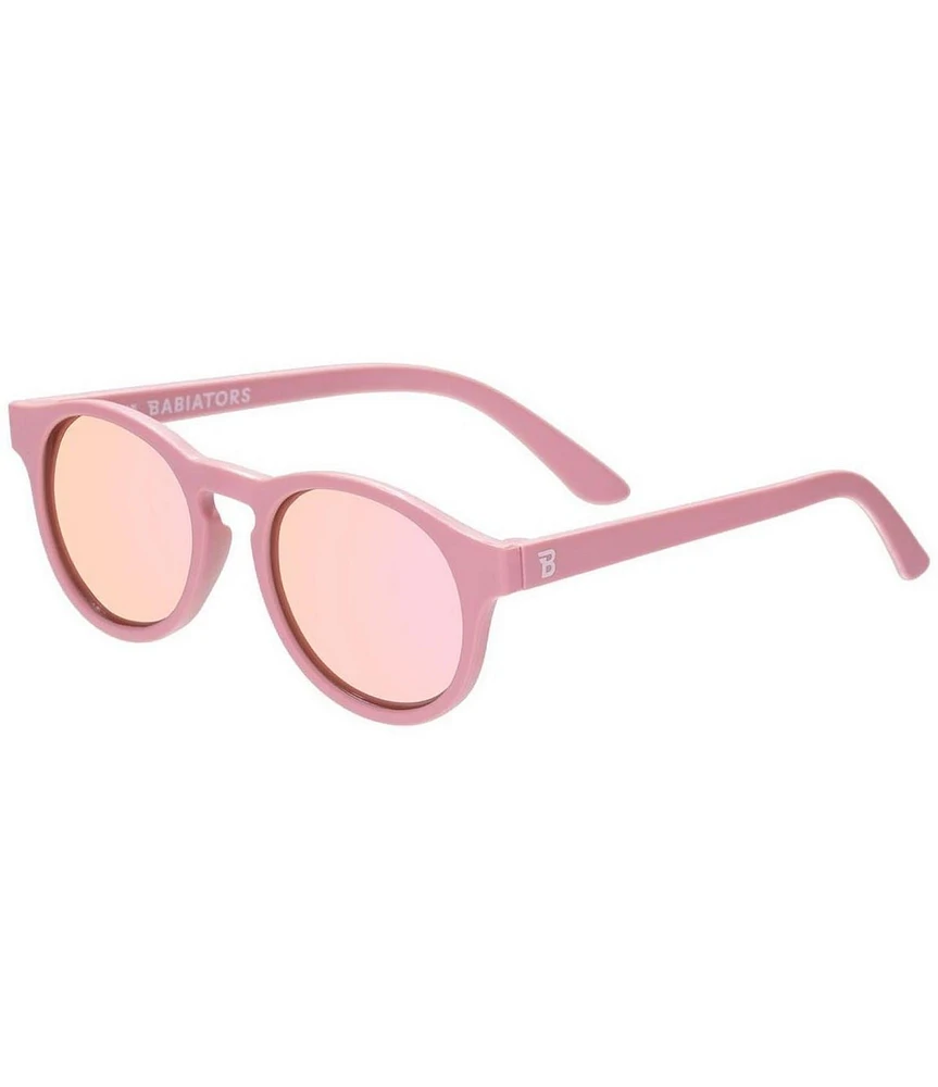 Babiators Baby/Little Girls Newborn-6+ Years Pretty In Pink Keyhole Pink Polarized Mirrored Lens Sunglasses