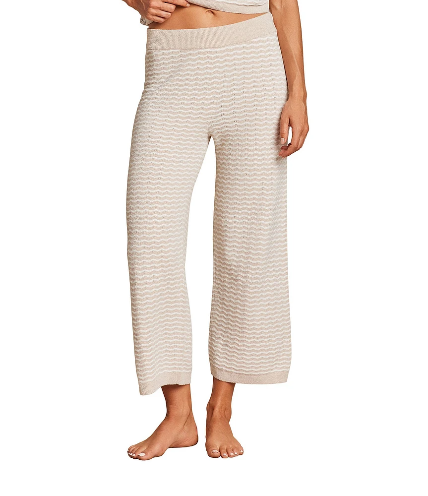 Barefoot Dreams CozyChic Ultra Lite Pointelle Coordinating Cropped Lounge Pants