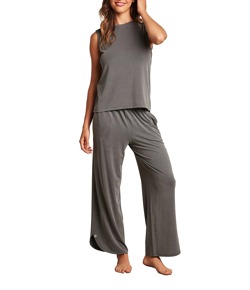 Barefoot Dreams Sand Washed Jersey Tank & Pant Lounge Set