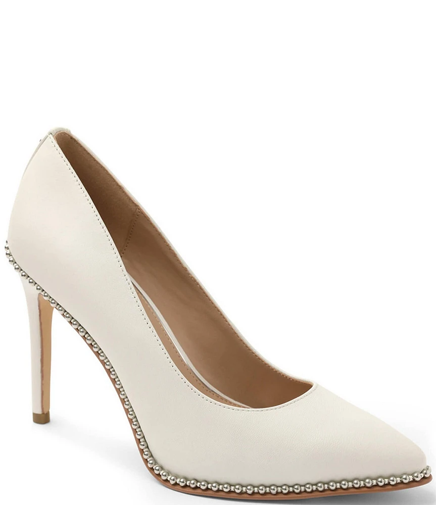 BCBGeneration Holli Leather Ball Chain Welt Hardware Pumps