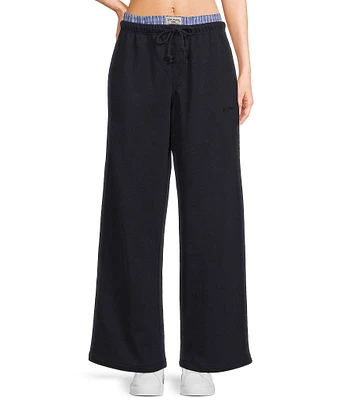 BDG Urban Outfitters Wide Leg Fleece Jogger Pants