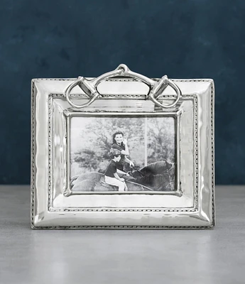 Beatriz Ball Western Equestrian Snaffle Bit 5 x 7 Frame