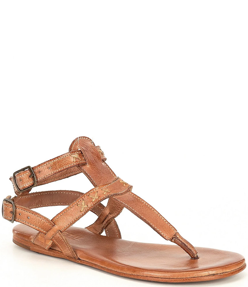 Bed Stu Moon Leather T-Strap Sandals