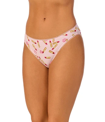 BedHead Knit Lipstick Print Bikini Panty
