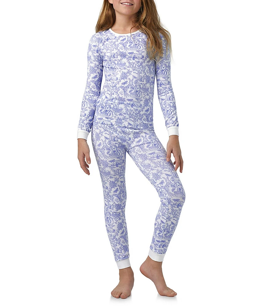 BedHead Pajamas Little/Big Girls Family Matching Fairytale Forest Two-Piece Pajamas Set