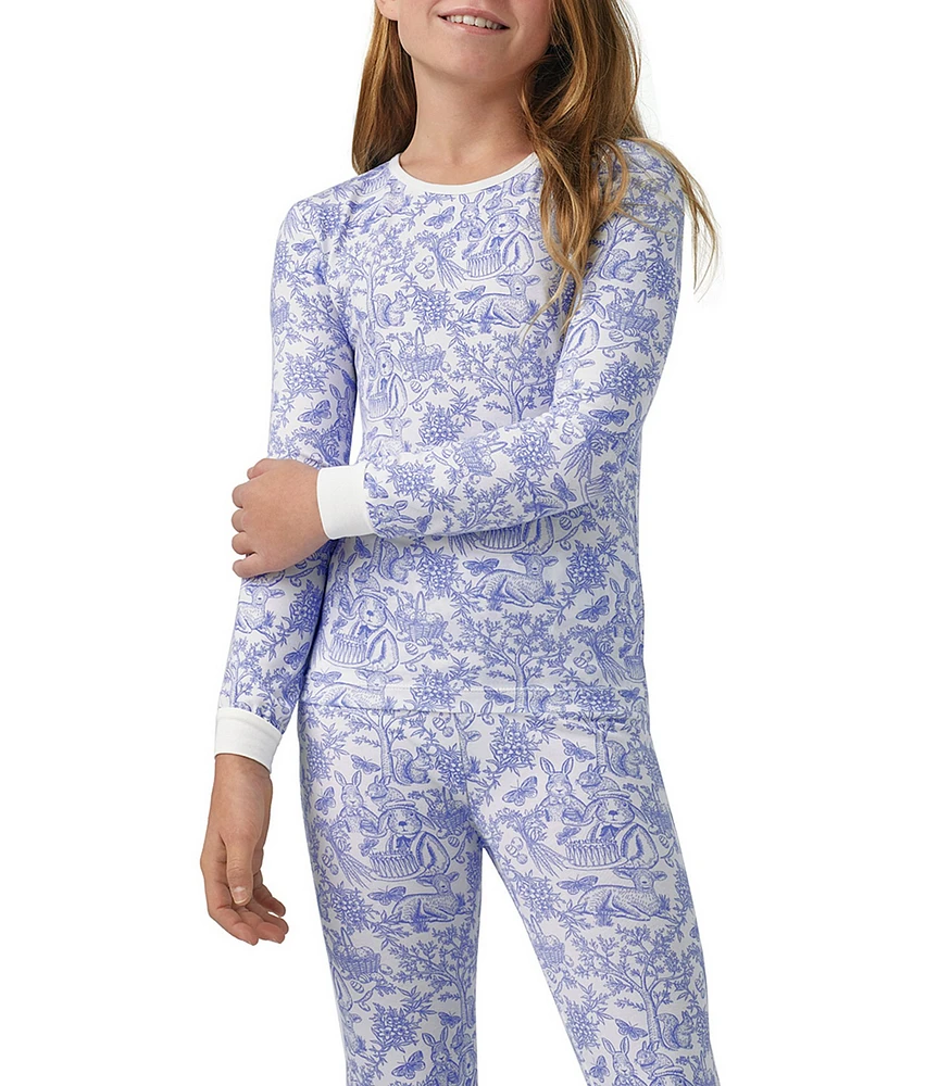 BedHead Pajamas Little/Big Girls Family Matching Fairytale Forest Two-Piece Pajamas Set