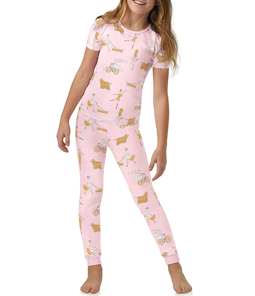 BedHead Pajamas Little/Big Girls Family Matching Say Yes to Pasta Two-Piece Pajamas Set